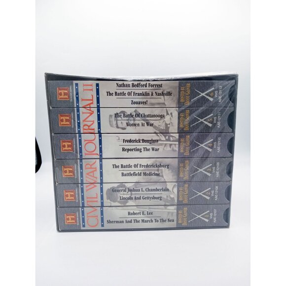 Civil War Journal II 6 VHS Box Set Hosted By Danny Glover A&E History Channel - Picture 9 of 12